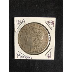 1899 USA MORGAN SILVER DOLLAR (NEW ORLEANS MINTED)