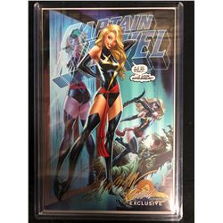 CAPTAIN MARVEL #1B (MARVEL COMICS) Signed by SCOTT CAMPBELL w/ COA