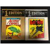 Image 1 : FAMOUS 1st EDITION DC COMICS LIMITED COLLECTORS' GOLDEN MINT SERIES LOT ACTION COMICS #1/ BATMAN #1