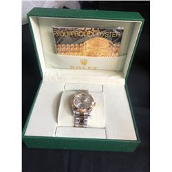 AAA REPLICA ROLEX OYSTER PERPETUAL DATEJUST WRIST WATCH w/ BOX & PAPERS