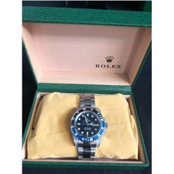 AAA REPLICA ROLEX OYSTER PERPETUAL SUPERLATIVE G-MASTER II WRIST WATCH w/ BOX & PAPERS