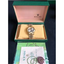AAA REPLICA ROLEX OYSTER PERPETUAL DATEJUST WRIST WATCH w/ BOX & PAPERS