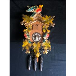Collectible German Colorful Cuckoo Clock