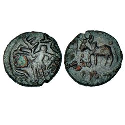 Mughals: Akbar (1556-1605 AD), silver square rupee, 11.18g, Bangala mint