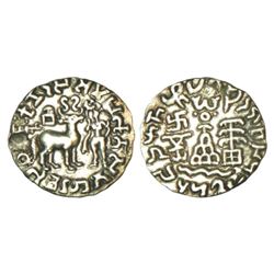 Mughals: Akbar (1556-1605 AD), silver rupee, 11.34g, Patna mint