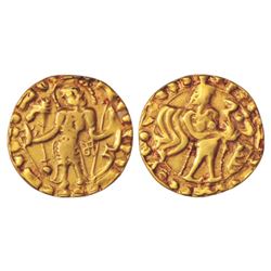 Mughals: Aurangzeb (1658-1707 AD), gold mohur, Akbarnagar mint