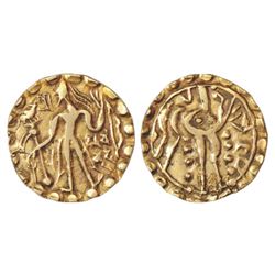 Mughals: Jahandar Shah (1712-1713 AD), gold mohur, 10.84g, Khujista Bunyad mint