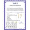 Image 2 : 0.23 CTW Diamond Earrings 14K 2Tone Rose Gold - REF-24X3R