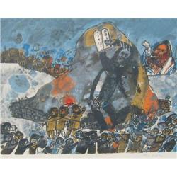 Theo Tobiasse (French, 1927 - ) Le Don 