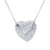 Image 1 : 1.18 CTW Diamond Necklace 14K White Gold - REF-85M3F