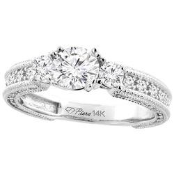 1.29 CTW Diamond Ring 14K White Gold - REF-271H6M