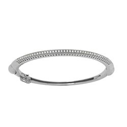 0.44 CTW Diamond Bangle 14K White Gold - REF-114H9M