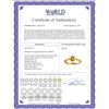 Image 2 : Genuine 0.46 ctw Citrine & Diamond Ring 14KT Yellow Gold - REF-27P3H