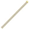 Image 1 : Mens Round Diamond Cluster Link Bracelet 10-3/4 Cttw 10kt Yellow Gold - REF-659F5W