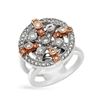 Image 1 : 0.82 CTW Diamond Ring 14K 2Tone Rose Gold - REF-107N3Y