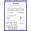 Image 2 : 1 CTW Diamond Necklace 14K White Gold - REF-174N3Y