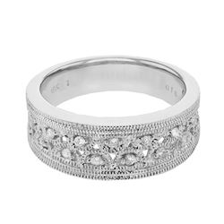 0.18 CTW Diamond Ring 18K White Gold - REF-74R5K