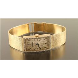 Vintage Longines Diamond & Gold Watch