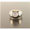 Image 4 : Mens 18k White Star Sapphire Ring