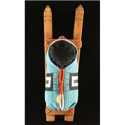 Northern Cheyenne Fully Beaded Papoose