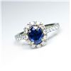 Image 2 : Beautiful NEW Ceylon Blue Sapphire and Diamond