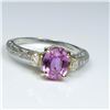 Image 3 : Dazzling Extra Fine Pink Sapphire and Diamond