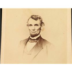 Black & White Photo of President Lincoln