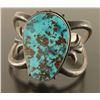 Image 1 : Navajo Turquoise Sandcast Cuff