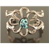 Image 1 : Navajo Floral Sandcast & Turquoise Cuff