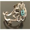 Image 2 : Navajo Floral Sandcast & Turquoise Cuff