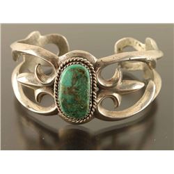 Navajo Green Turquoise Cuff