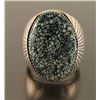 Image 1 : Kingman Spiderweb turquoise Men's Ring