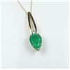 Image 2 : Gorgeous Columbian Emerald and Diamond Pendant