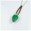 Image 3 : Gorgeous Columbian Emerald and Diamond Pendant