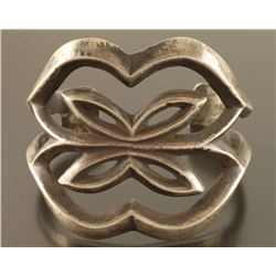 Navajo Sterling Sandcast Cuff