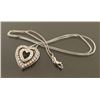 Image 2 : Ladies Diamond Heart Pendant