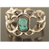 Image 1 : Navajo Turquoise Sandcast Cuff