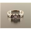 Image 1 : Tanzanite Round Diamond 3 Stone Ring Size 7