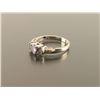 Image 2 : Tanzanite Round Diamond 3 Stone Ring Size 7