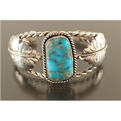 Navajo Blue Gem Turquoise Cuff
