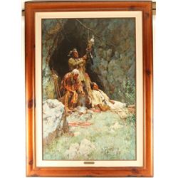Framed Howard Terpning Giclee