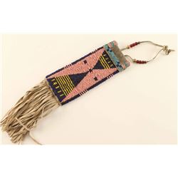Crow Rectangular Beaded