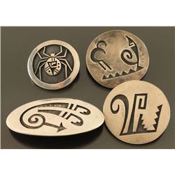 Lot of 5 Hopi Sterling Pins