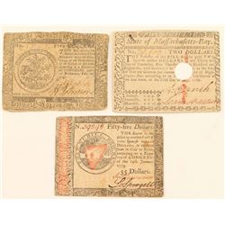 Lot of Colonial Currency