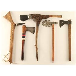 Lot of (5) Indian Tomahawks