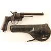 Image 2 : Spanish Army Pinfire Revolver 11mm #N7774