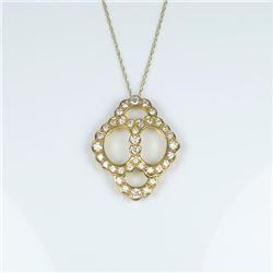 Brilliant Extra Fine Vintage Diamond Pendant