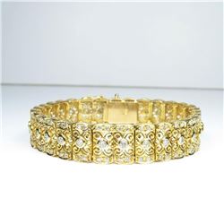 One of a Kind Vintage Art Deco Diamond Bracelet