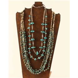 Lot of 3 Navajo Turquoise Necklaces