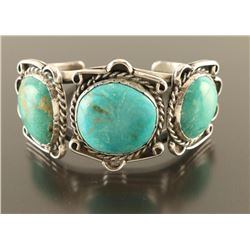 Old Pawn Three Stone Cuff
